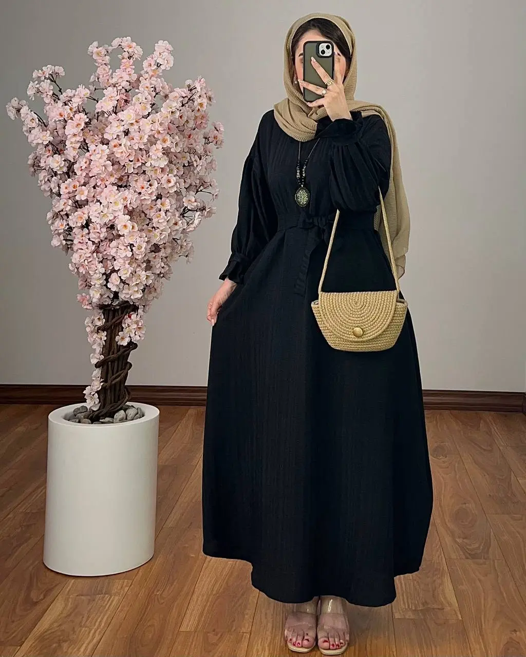 کفتان خمره ای با کمربند